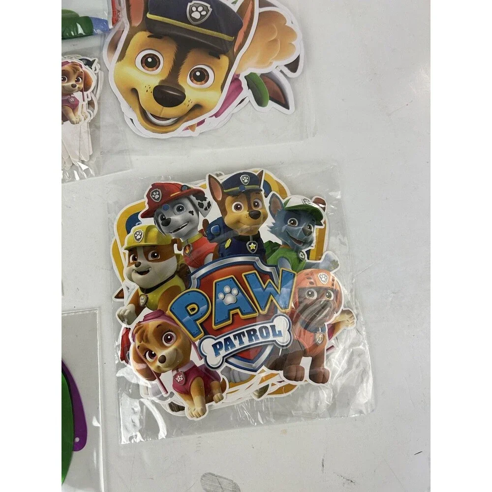 Paw Patrol Birthday Party Decoration Kit Banner Balloons Hanging Swirls Supplies